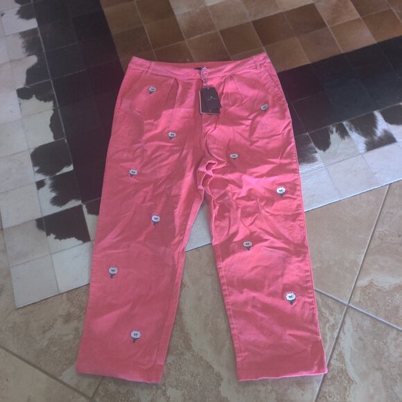 Lazy Oaf Corduroy cat pants size 20 UK New